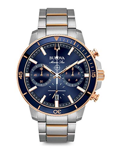 Bulova Orologio Cronografo Quarzo Uomo Con Cinturino In Acciaio Inox 98B301