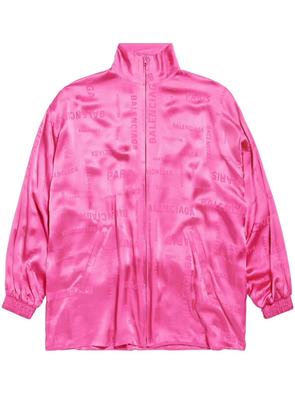 Balenciaga Giacca sportiva Paris jacquard - Rosa