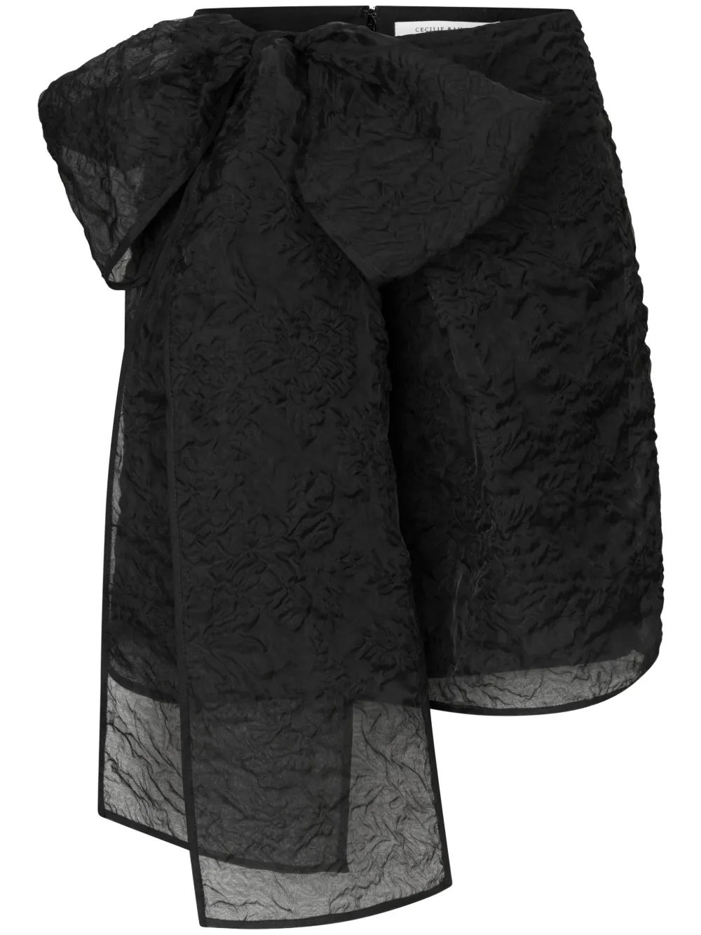 Cecilie Bahnsen Gigi matelassé-effect skirt - Nero