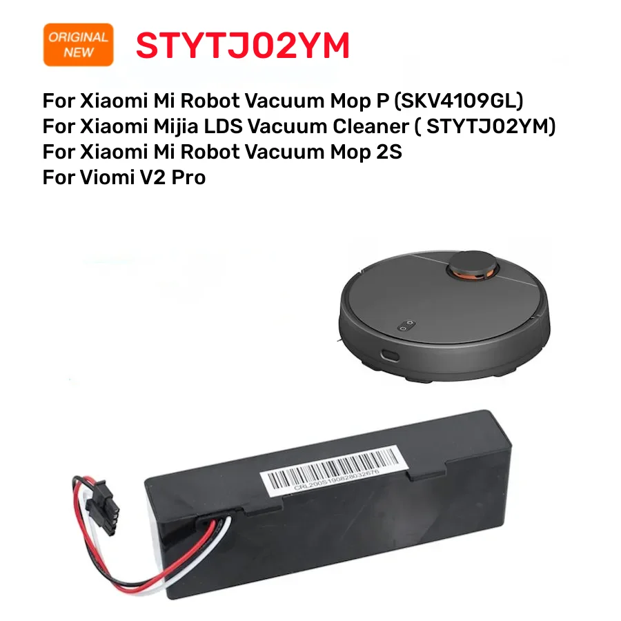 Batteria Muslimex Originale 14.8V Per Xiaomi Mijia Lds Aspirapolvere, Mi Robot Vacuum-Mop P,Mi Robot Vacuum-Mop 2S/Haier Jx37
