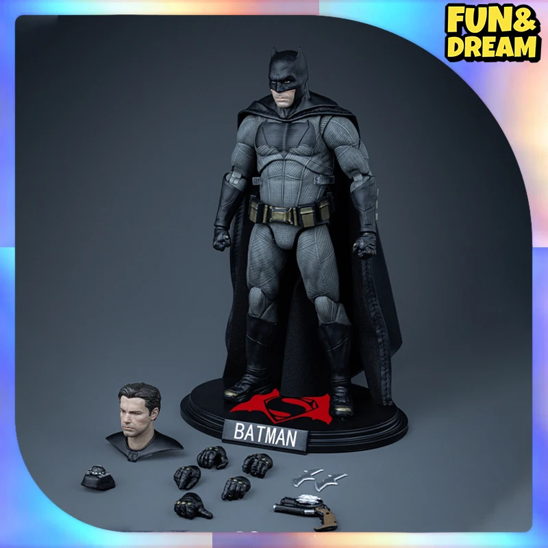 Original Fondjoy Toys Ben Affleck Batman Figure Batman Movie Bvs Light Armor Batman Dc Multitverse 7 Pollici Figura Mobile