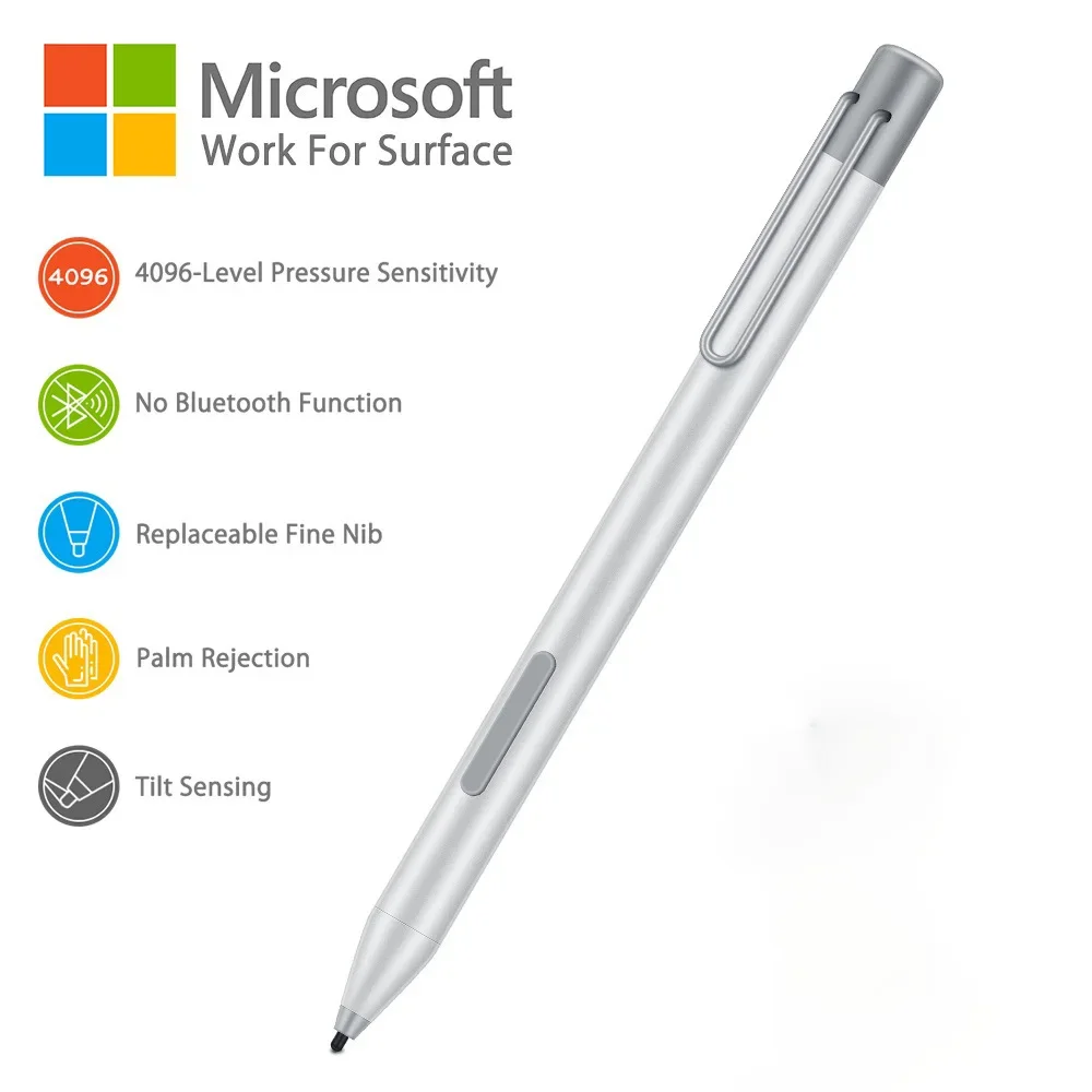 Touch Stylus Pen Per Microsoft Surface Go Pro 9 8X7/6/5/4/3/ Book Go 3 2 Studio Laptop 4 3 2 1 Penna Elettronica Matita Da Disegno