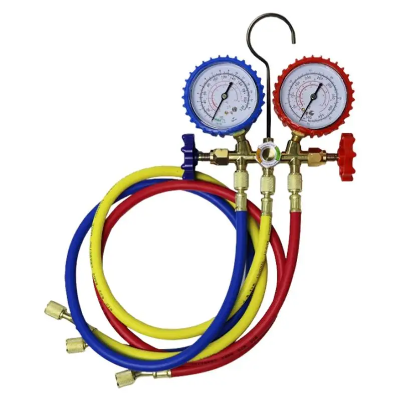 Indicatori Ac R134A Automotive R134A Kit Misuratore Ricarica Tubo Di Misurazione Strumento Di Riparazione Auto Per Refrigerante R134A/R22/R410/R12