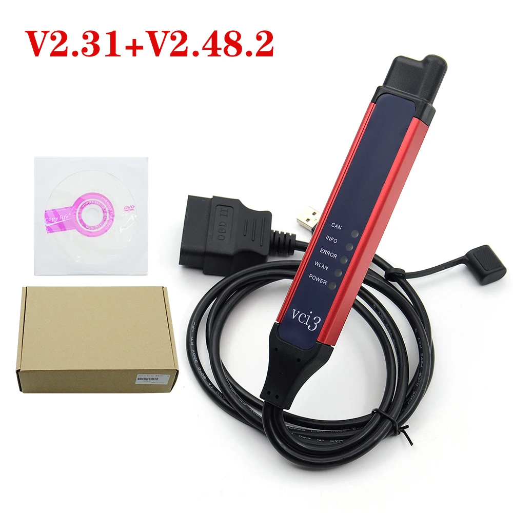 Nuovo A + V2.31 Vci3 Sdp3 Per Scanner Wifi V2.48.2 Wi-Fi Per Aggiornamento Wireless Vci 3 Scan Truck Heavy Duty Diagnostics Tool