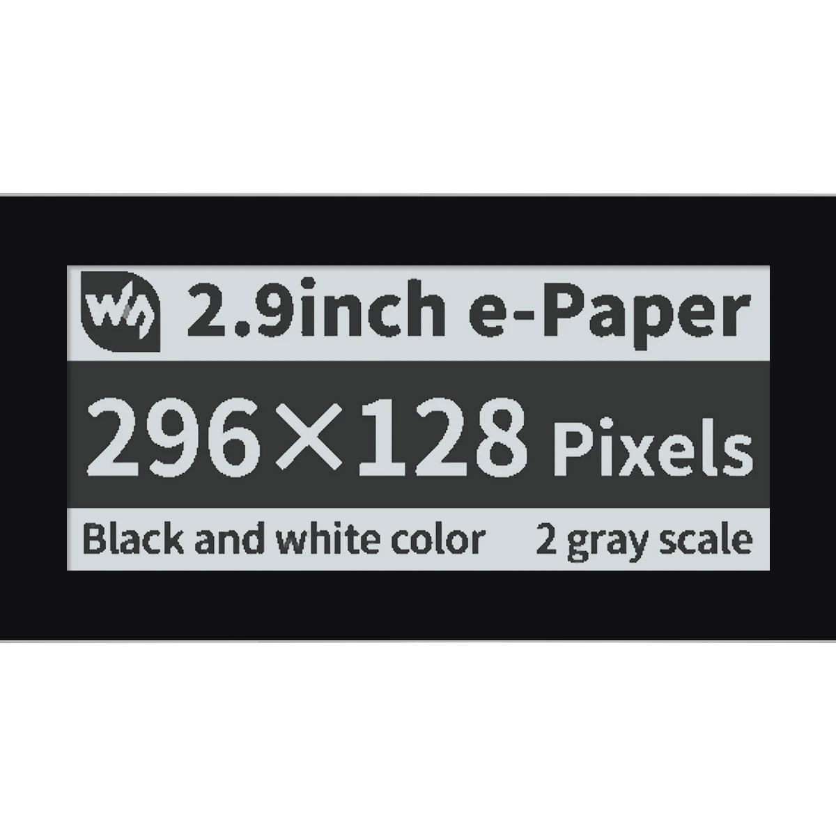 Waveshare 2.9Inch Touch E-Paper Module For Raspberry Pi Pico 296*128 Black / White Spi