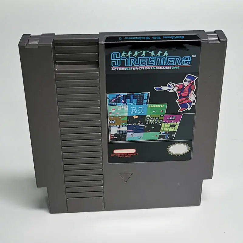 Cartuccia Multi Gioco Action 53 Volume 1 Per Console Per Videogiochi Nes Ntsc E Pal Versione 8 Bit