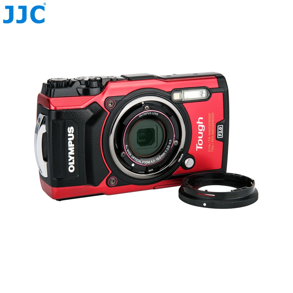 L'Anello Adattatore Per Obiettivo Di Conversione Jjc Sostituisce L'Adattatore Per Filtro Olympus Cla-T01 Per Olympus Tough Tg-7 Tg-6 Tg-5 Tg-4 Tg-3 Tg