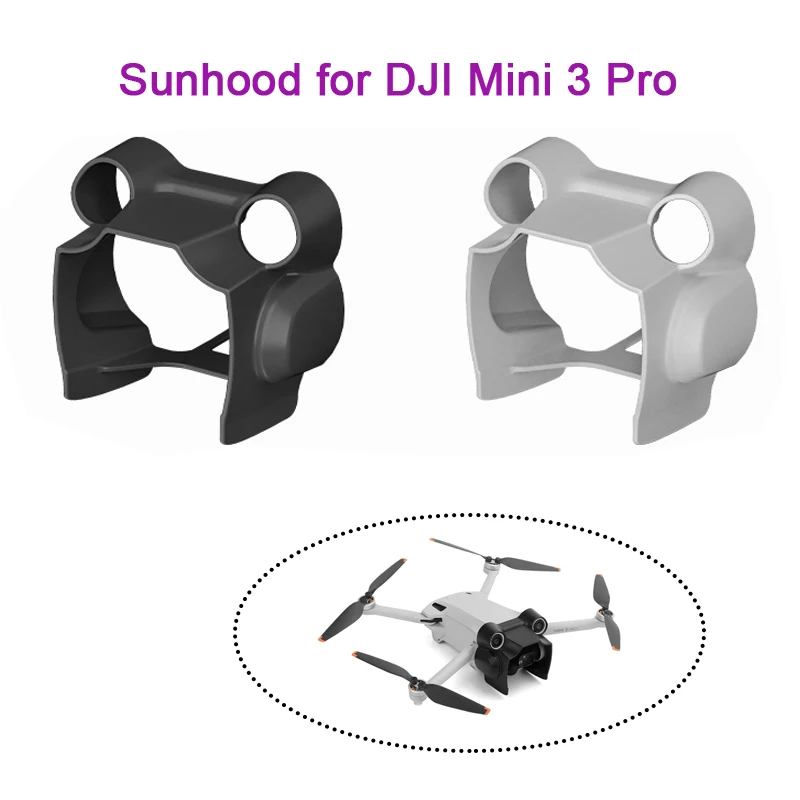 Mini 3 Pro Lens Hood Anti-Glare Lens Cover Gimbal Cappuccio Protettivo Parasole Parasole Per Mavic Mini 3 Pro Drone Accessori