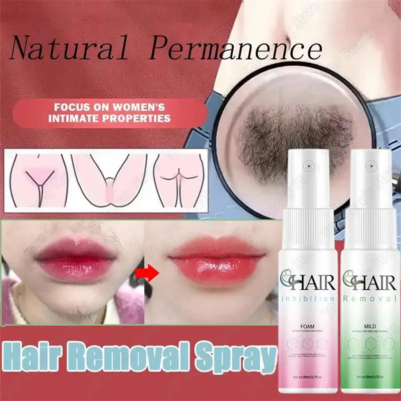 2 Minuti Di Depilazione Rapida Spray Indolore Inibitore Della Crescita Dei Capelli Braccio Ascella Gamba Viso Depilatorio Permanente Uomo Donna Cura D