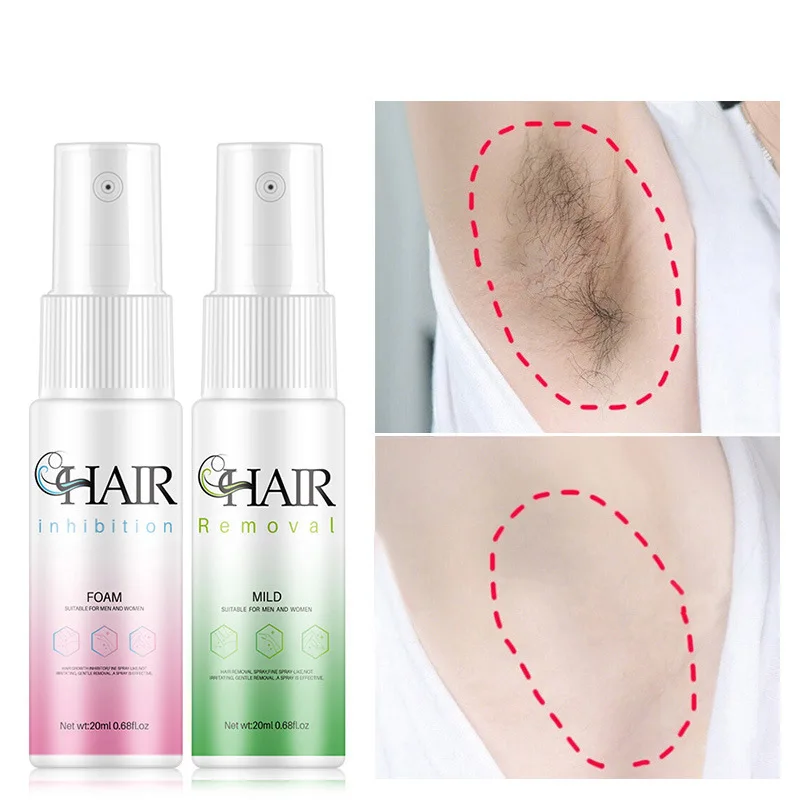 Rimozione Dei Peli Del Viso Corpo Gamba Privata Spray Per La Depilazione Per Donna Uomo Inibitore Della Crescita Dei Capelli Crema Per La Depilazione 