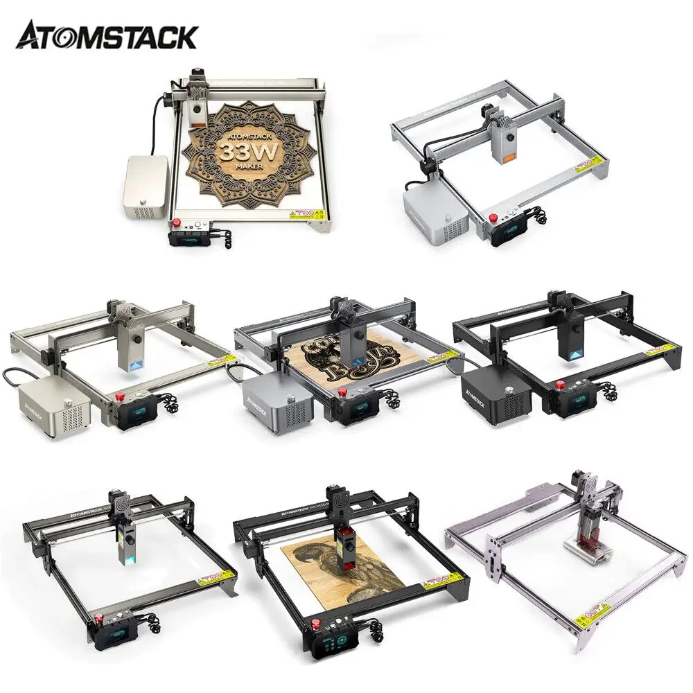 Atomstack Incisore Laser A5 Pro 40W X7 A10 S10 Pro 50W X20 S20 A20 130W X30 S20 A20 Pro X40 Macchina Da Taglio Cnc Per Incisione Fai Da Te