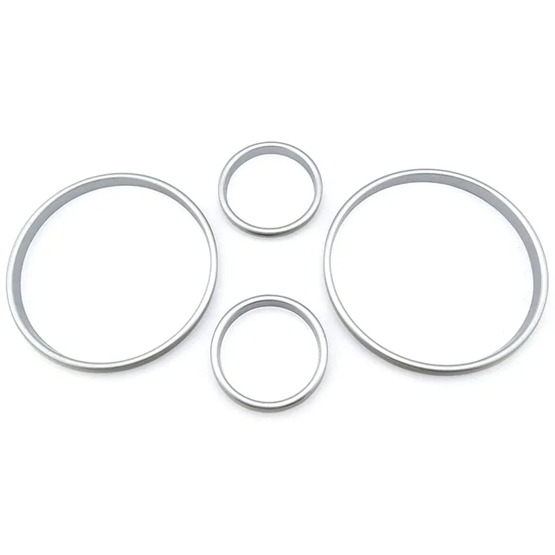 Per Bmw E38 E39 E53 Argento Cluster Gauge Ring Dash Board Ring Plastic