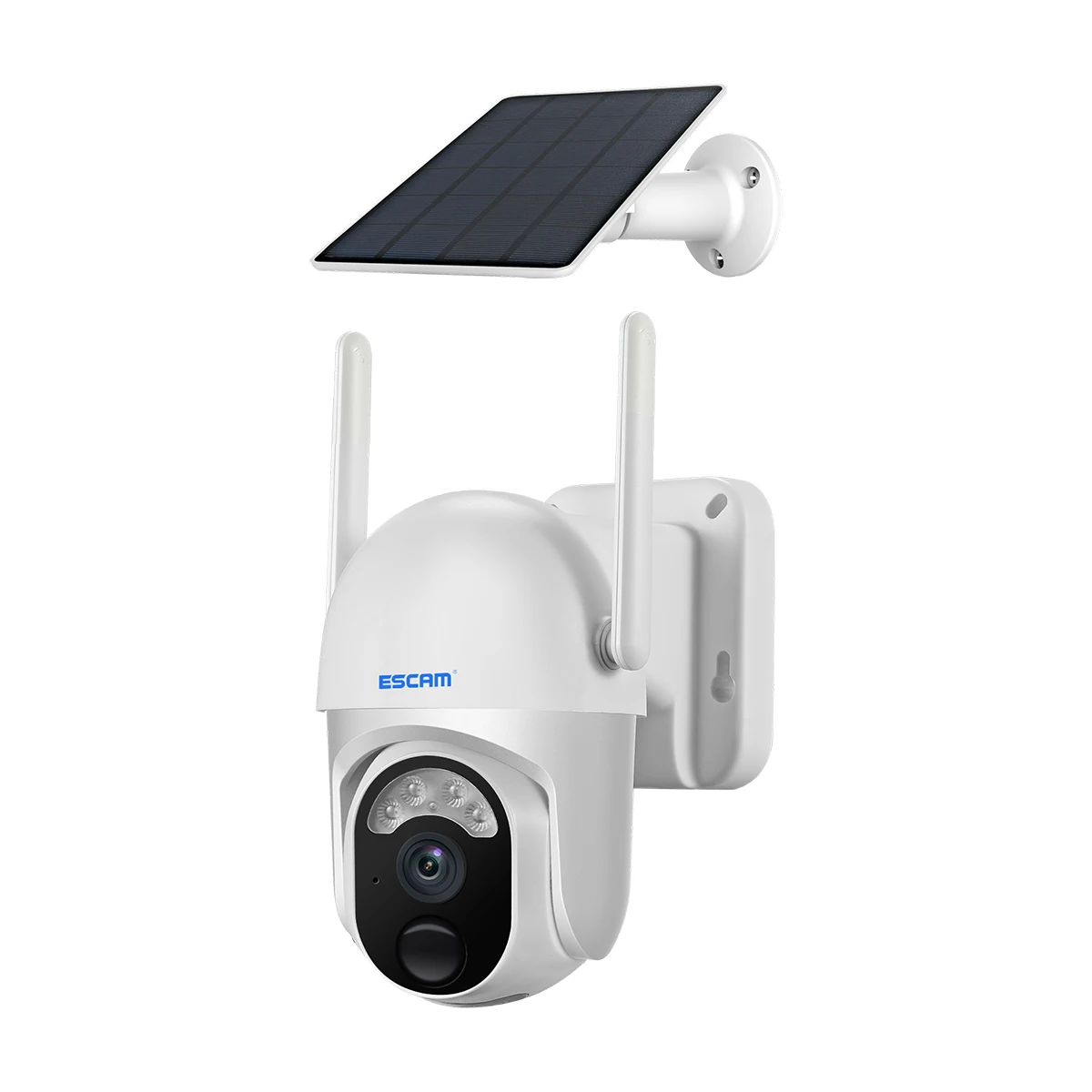 Escam Qf103 3Mp 1296P Ubox App Solar Power Wireless Ptz Ip Dome Camera Full Color Night Vision Home Security Cctv Monitor