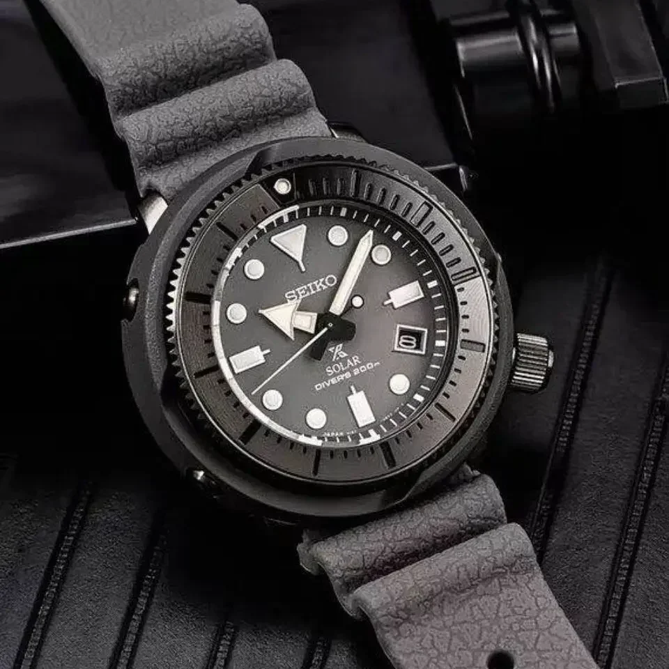 Orologio Da Uomo Seiko Prospex Street Sports Diver 200M Quadrante Verde Con Cinturino In Silicone Orologio Sne537 Fashion Sport Casual Da Uomo