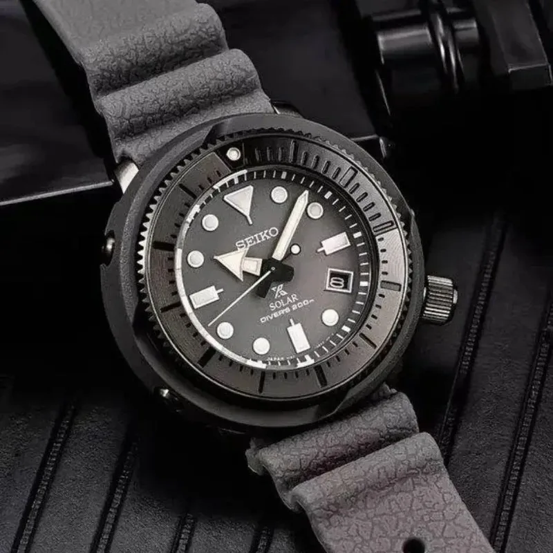 Orologio Da Uomo Seiko Prospex Street Sports Diver 200M Quadrante Verde Con Cinturino In Silicone Orologio Sne537 Fashion Sport Casual Da Uomo