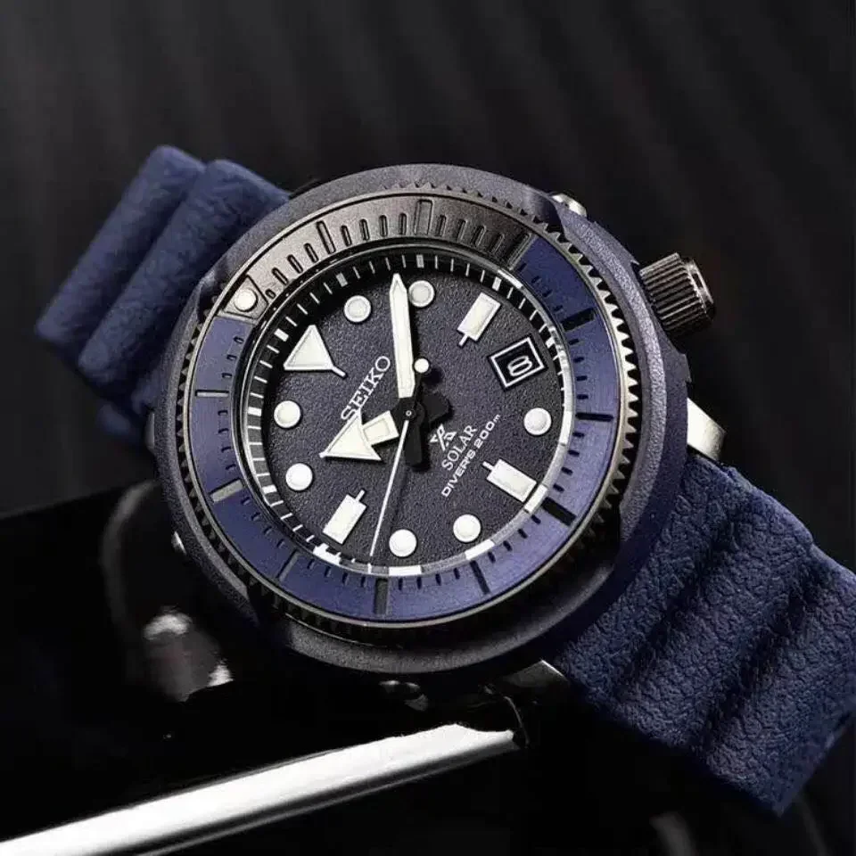 Orologio Da Uomo Seiko Prospex Street Sports Diver 200M Quadrante Verde Con Cinturino In Silicone Orologio Sne537 Fashion Sport Casual Da Uomo