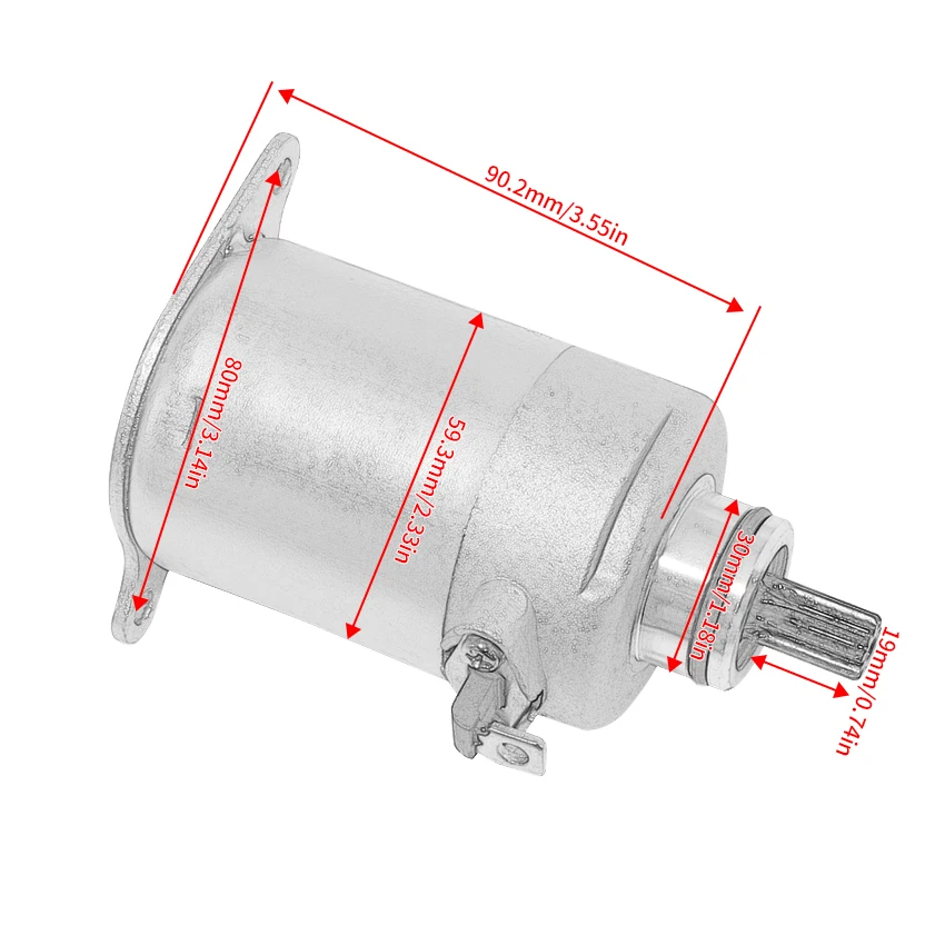 Muslimmoto Motorino Di Avviamento Per Kymco Euro 2 3 Gran Dink 125 150 2001 2002 2003 2004 2005 2006 2007 2008 2009 Moto