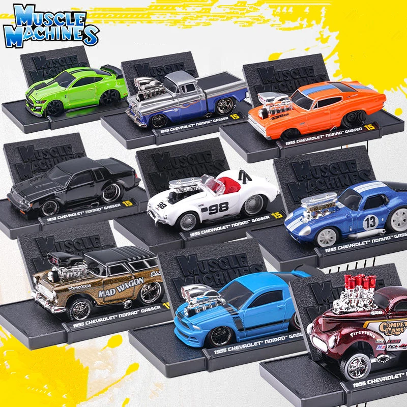 Maisto 1:64 Dodge Shelby Mustang Ford Chevrolet Alloy Sports Muscle Car Model Metal Miniature Scale Car Vehicles Model Kids Gift