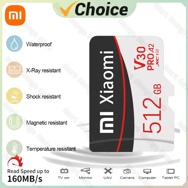 Xiaomi Sd Memory Card C10 Micro Tf Sd Card Class10 Sd/Tf Flash Card 128/256/512Gb Mini Sd Card Per Nintendo Switch Phone