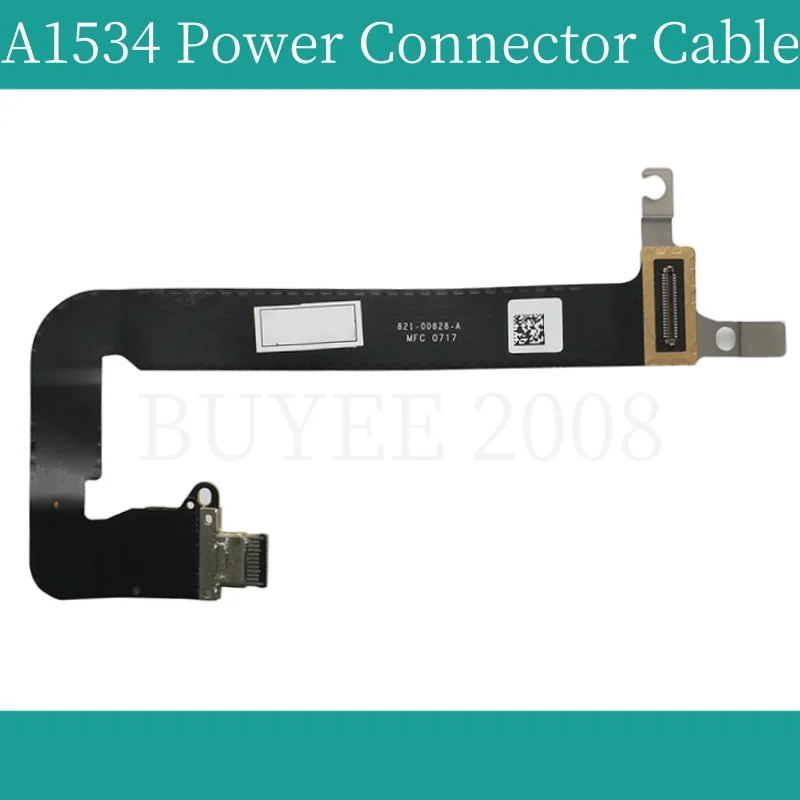 A1534 Connettore Di Alimentazione Jack Cable Muslimexayp 2016 Anno Per Macbook Air 12 "A1534 Cavo Flessibile Jack Audio Di Alimentazione