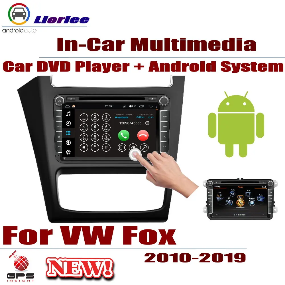 Per Vw Fox Crossfox Spacecross Car Android Multimedia Lettore Dvd Gps Sistema Di Navigazione Schermo Hd Display Radio