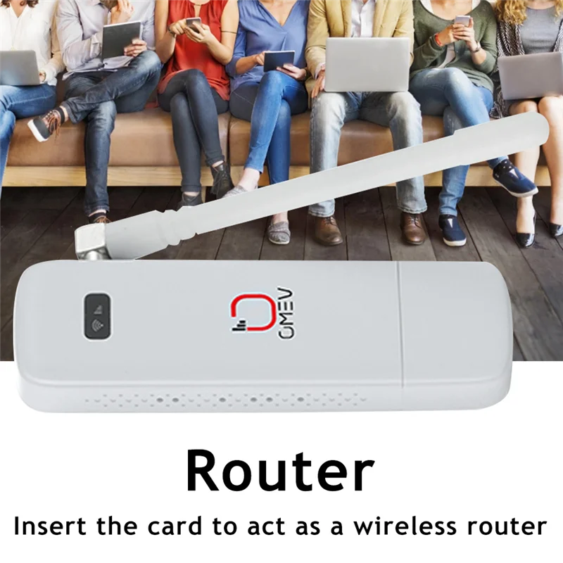Mf90 4G Usb Wifi Modem Router Con Antenna 150Mbps Sim Card Slot 4G Lte Car Usb Wifi Router Usb Dongle Supporto 16 Utenti