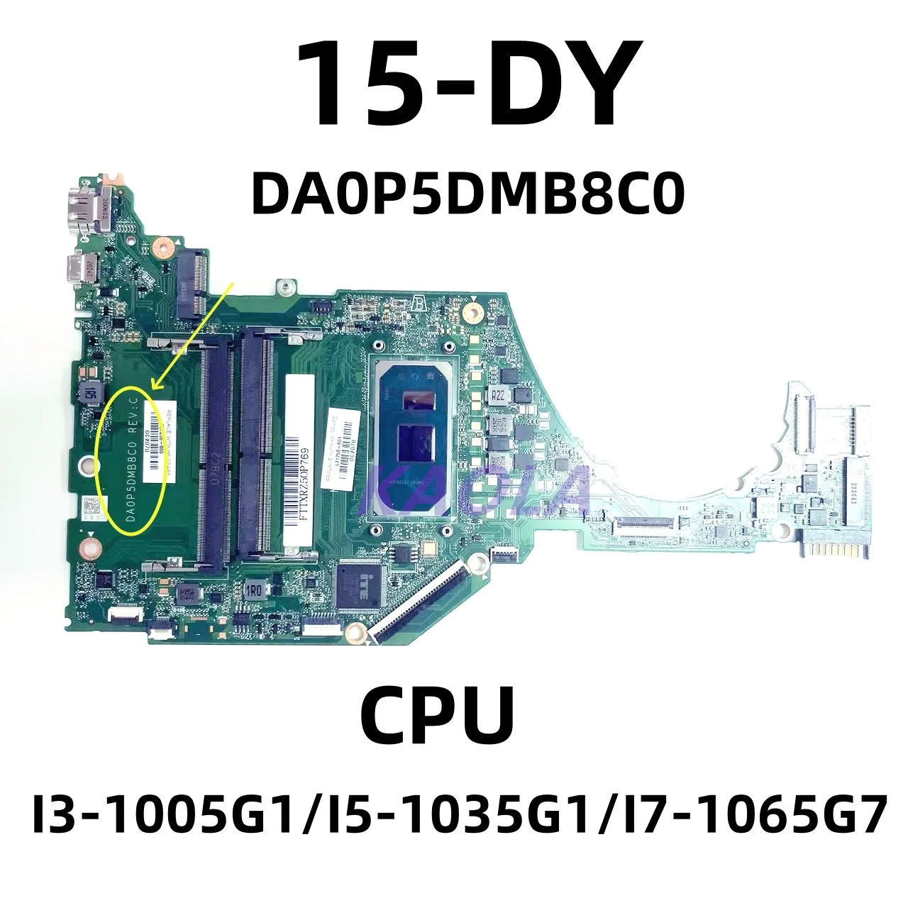 Per La Scheda Madre Del Computer Portatile Usata Hp Pavilion 15-Dy Muslimcon I3 I5 I7-10Th Testato Al 100% Completamente Funzionante