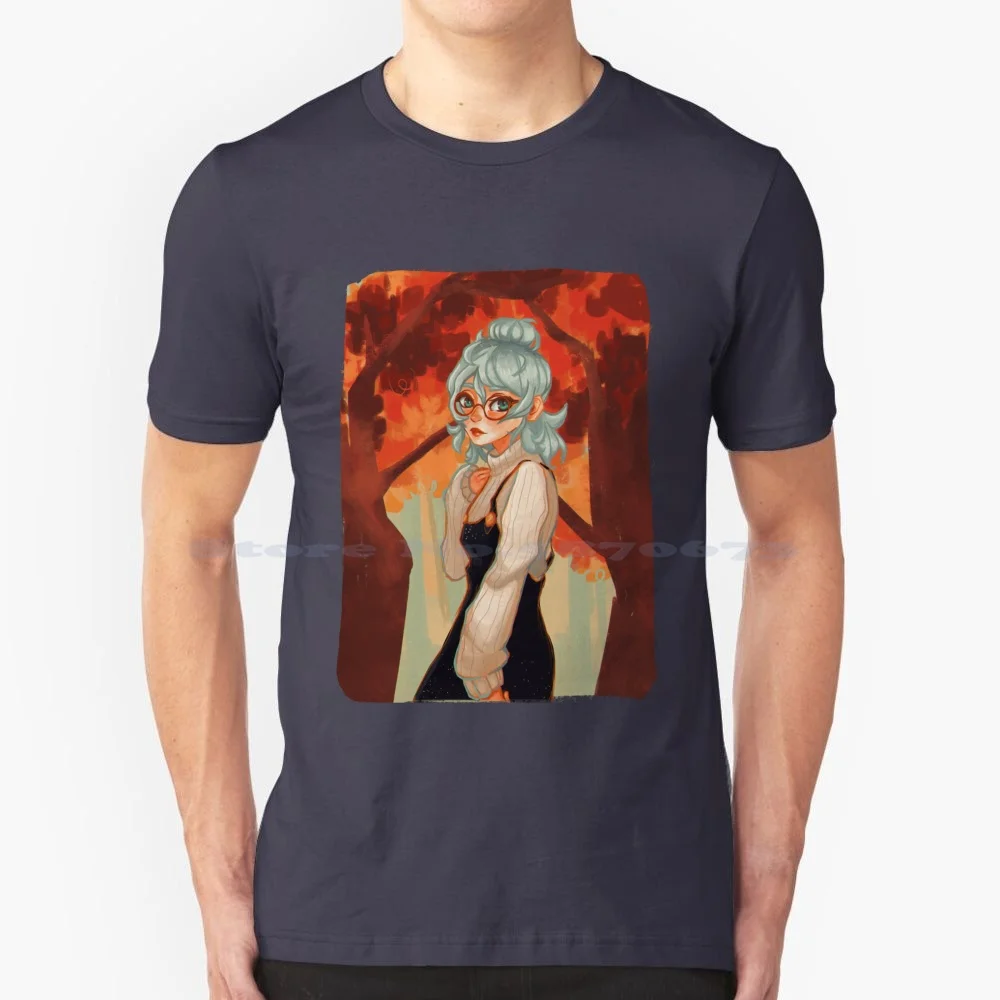 Maglietta Eto 100% Cotone Tee Tokyo Ghoul Eto Yoshimura Anime Manga Girl Green Hair