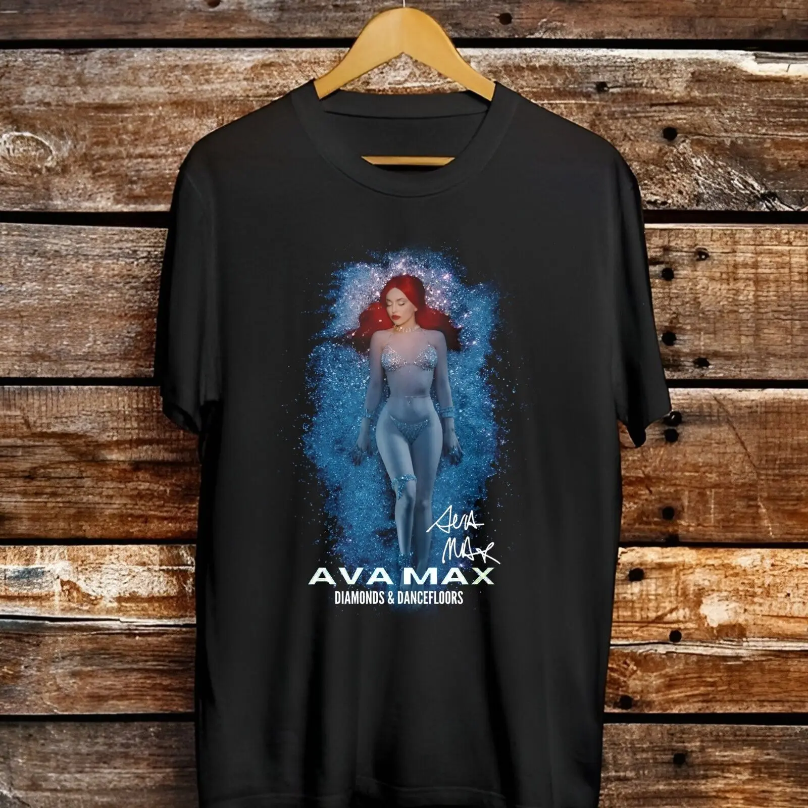 New Ava Max Diamonds & Dancefloors Cotton Men All Size Tee U291 Maniche Lunghe