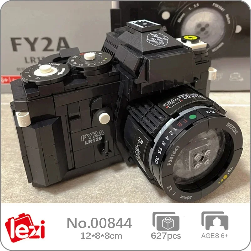 Lezi 00844 Advanced Digital Slr Camera Handheld Video Photo Machine Modello 3D Mini Blocks Bricks Building Toy For Children No Box