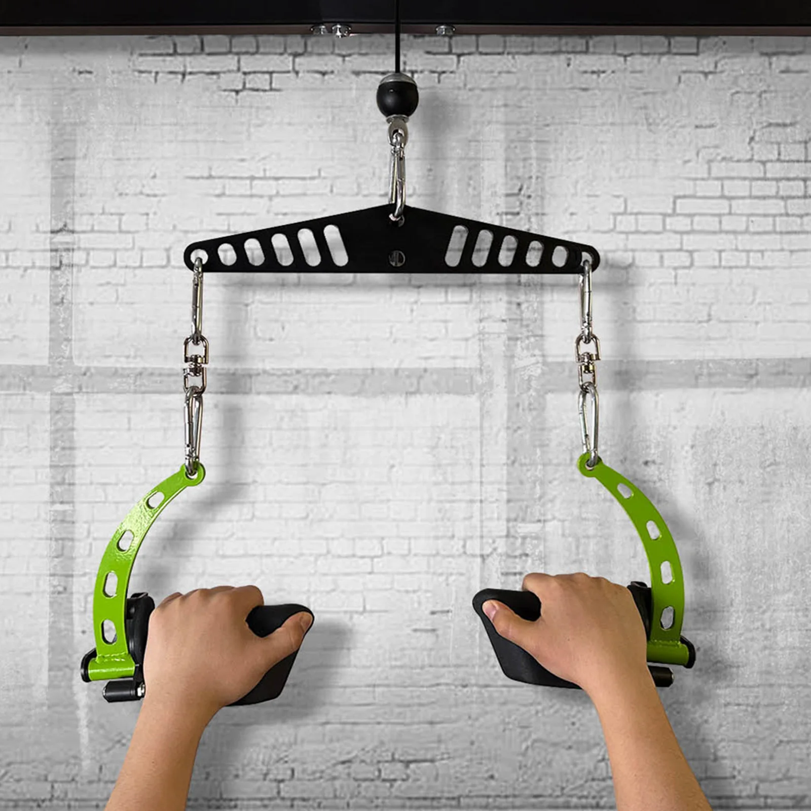Lat Pull Down T Bar Double To Single D Handle Attacchi Per File Di Cavi Antiscivolo Per Cintura Sportiva Esercizio Fitness Arm Gym Training