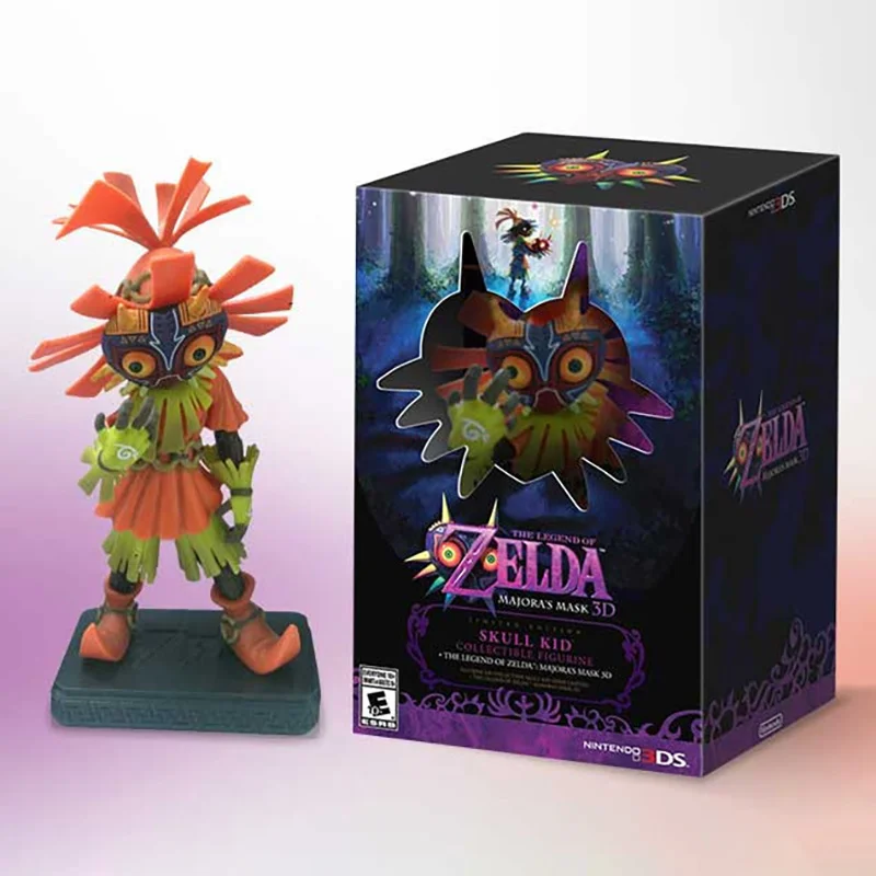 Gioco The Legend Of Zelda Anime Figure Majoras Mask Link Skull Model Doll Action Figurine Decorazioni Da Collezione Regali Di Natale
