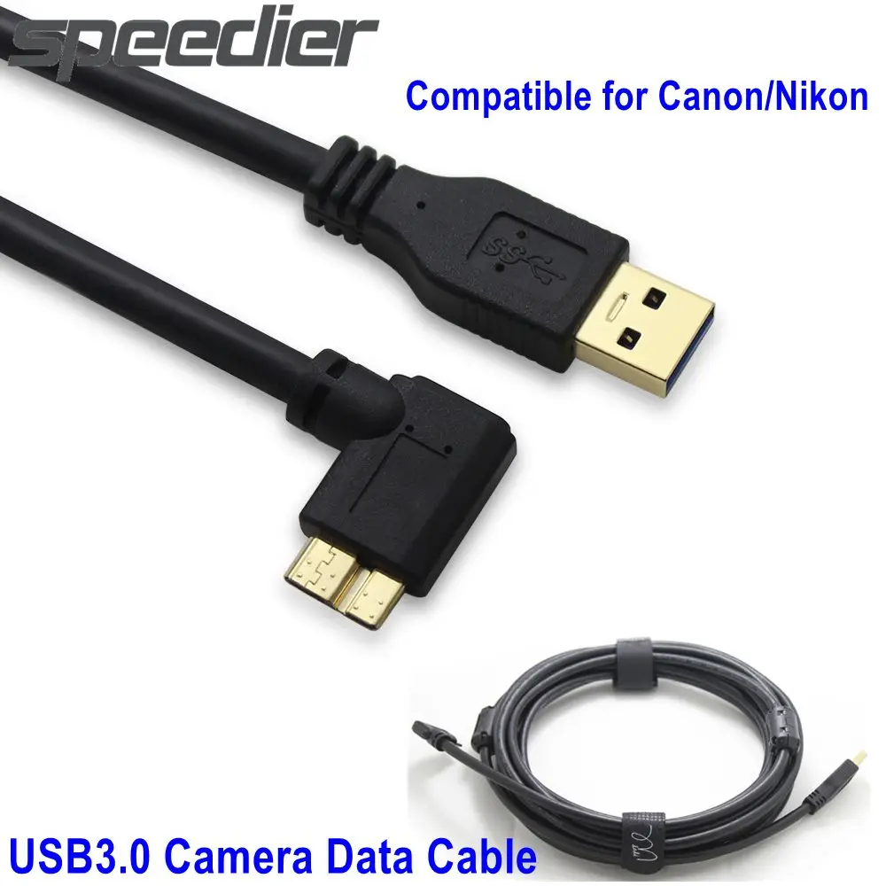 Cavo Dati Per Fotocamera Digitale Micro Usb3.0 Di Marca Compatibile Per Canon 5Ds 5Dsr 5 D4 7 D2 1 Dx2 Black Usb3.0 Camera Linea Di Tiro Online