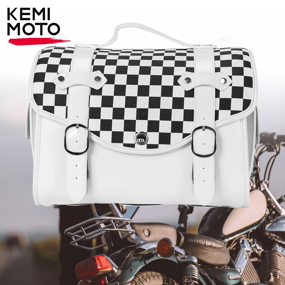 Borsa Da Sella Per Moto Borsa Laterale Borsa Da Viaggio Impermeabile Per Honda Rebel Per Cruiser Per Scooter Per Vespa Sissy Bar Borsa Da Viaggio
