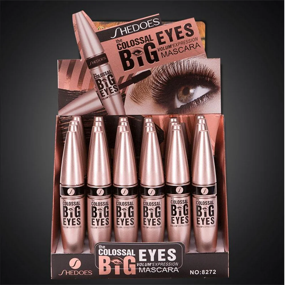 Waterproof Sweat-Proof Mascara Cream Nutriente Shelf Life 3 Anni Mascara Makeup Stain Free Eye Black Anti Apply Eye Black