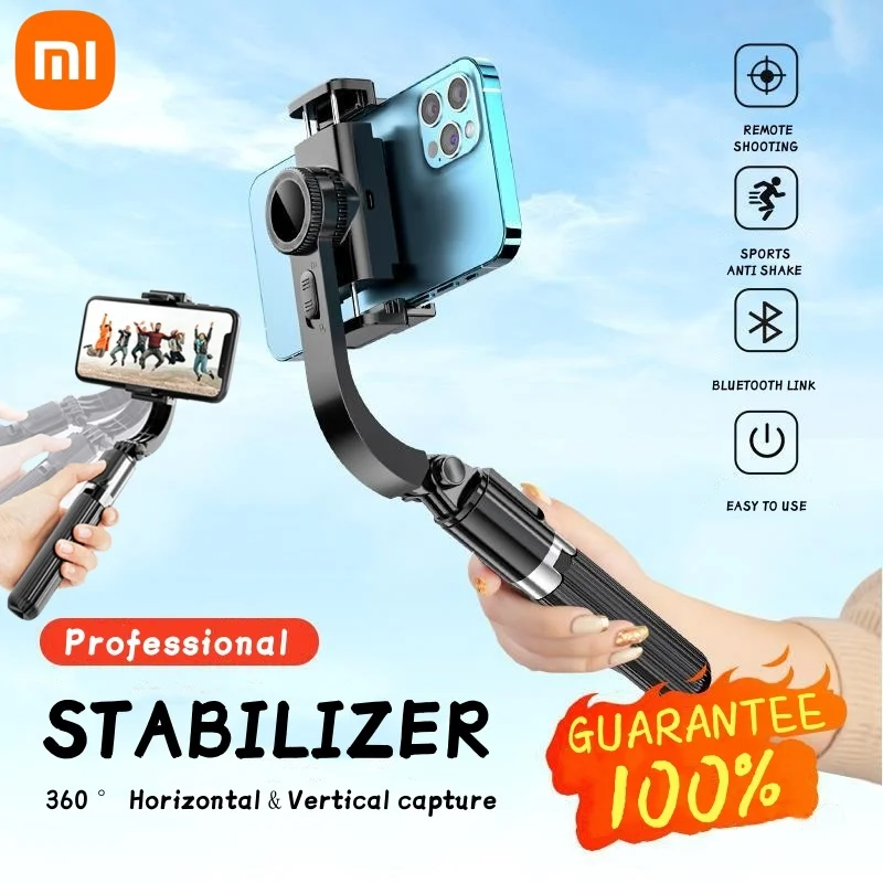 Xiaomi Phone-Stabilizer Anti-Shake Palmare Gimbal Shooting Treppiede Multifunzione Selfie Stick Per Vlog Shooting Smartphon