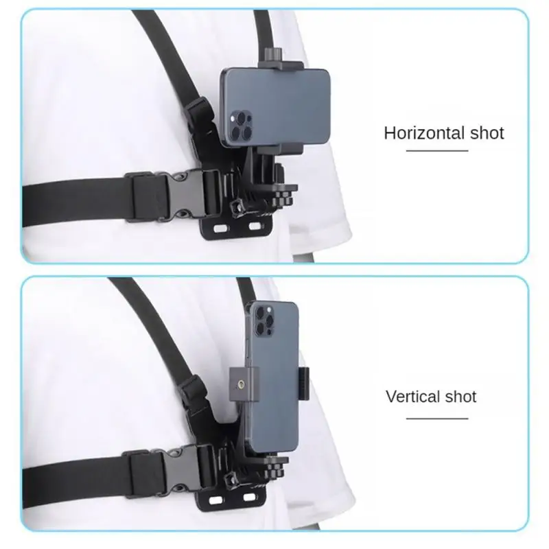 Vamson Chest Strap Ruota Il Supporto Per Telefono Per Smart Phone Belt Body Harness Holder Per 10 9 8 Insta360 Dji Camera