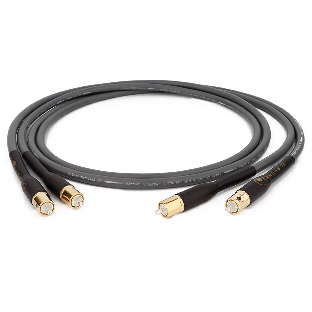 X433 Hifi Cardas Twinlnk Iic Occ Rame Rca/Xlr Cavo Audio Placcato Oro Cardas Connettore Rca Interconnect Wire Hifi Signal Wire