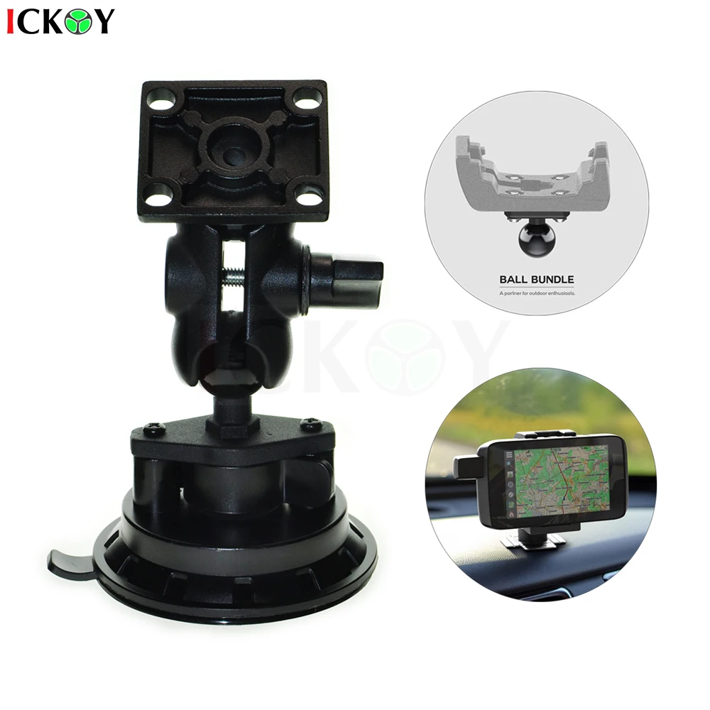 Supporto Per Staffa Per Tazza Per Auto Supporto Per Supporto + Staffa Per Piastra Quadrata + Braccio A Doppia Presa Per Garmin Montana Zumo Xt Gpsmap 