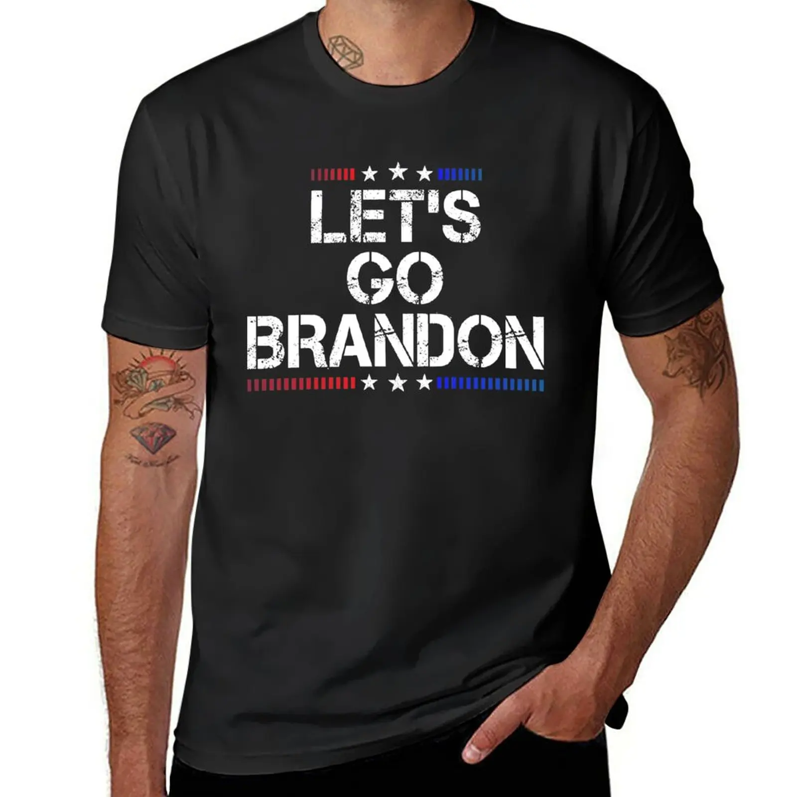 Let'S Go Brandon - Lets Go Brandon T-Shirt Heavyweights Summer Clothes Abbigliamento Vintage Magliette Per Uomo Graphic
