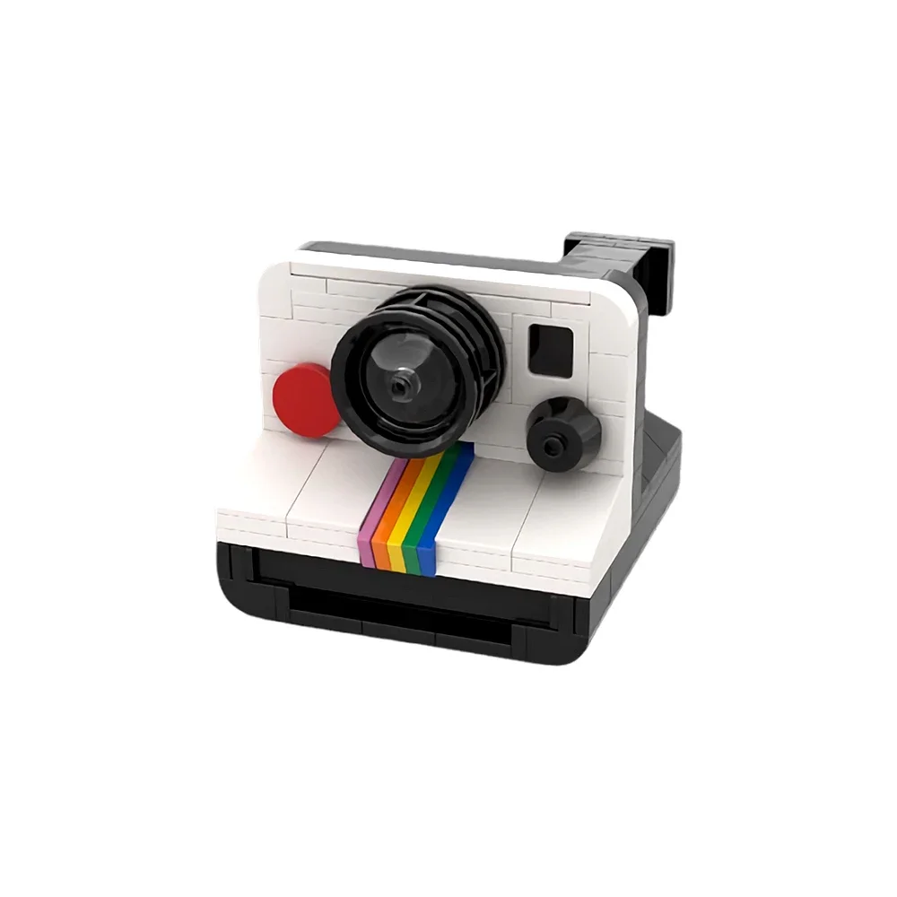 Gobricks Moc Polaroid Land Camera 1000 Modello Building Blocks Polaroid Onepstep Sx-70 Mattoni Giocattolo Regalo Di Natale Di Compleanno Per Bambini