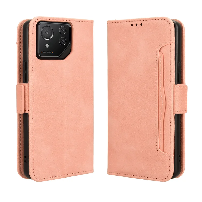 Per Asus Rog Phone 8 Pro Cover Portafoglio Chiusura Book Flip Multi-Card Slot Holder Case Per Asus Rog Phone 8 Phone Bags