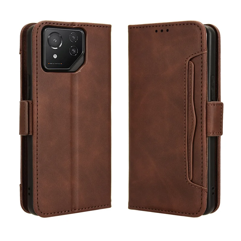 Per Asus Rog Phone 8 Pro 8 Multi-Card Slot Cover Custodia In Pelle Proteggi Cover Per Asus Rog Phone 8 Stand Flip Wallet Case