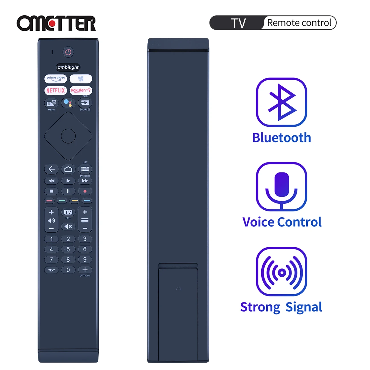 Nuovo Telecomando Originale Muslimfor Philips Voice Tv 50 Pus8507/62 50 Pus8807/62 58 Pus8507/62 Muslimate