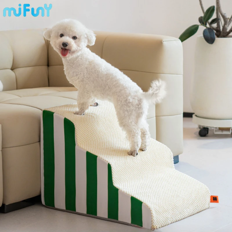 Pet Scale Training Dog Sofa Equipment Antiscivolo Scaletta Da Arrampicata Rimovibile E Lavabile Letto Per Cani Anziani Pup Scaletta Per Cani