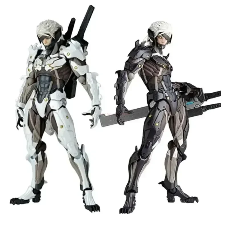 Kaiyodo L'Ocedo Yamaguchi 140 Ex Metal Gear Action Figure Mgs Raiden Metal Gear Rising Rising Thunder Hand Doll Toy Kid Gift