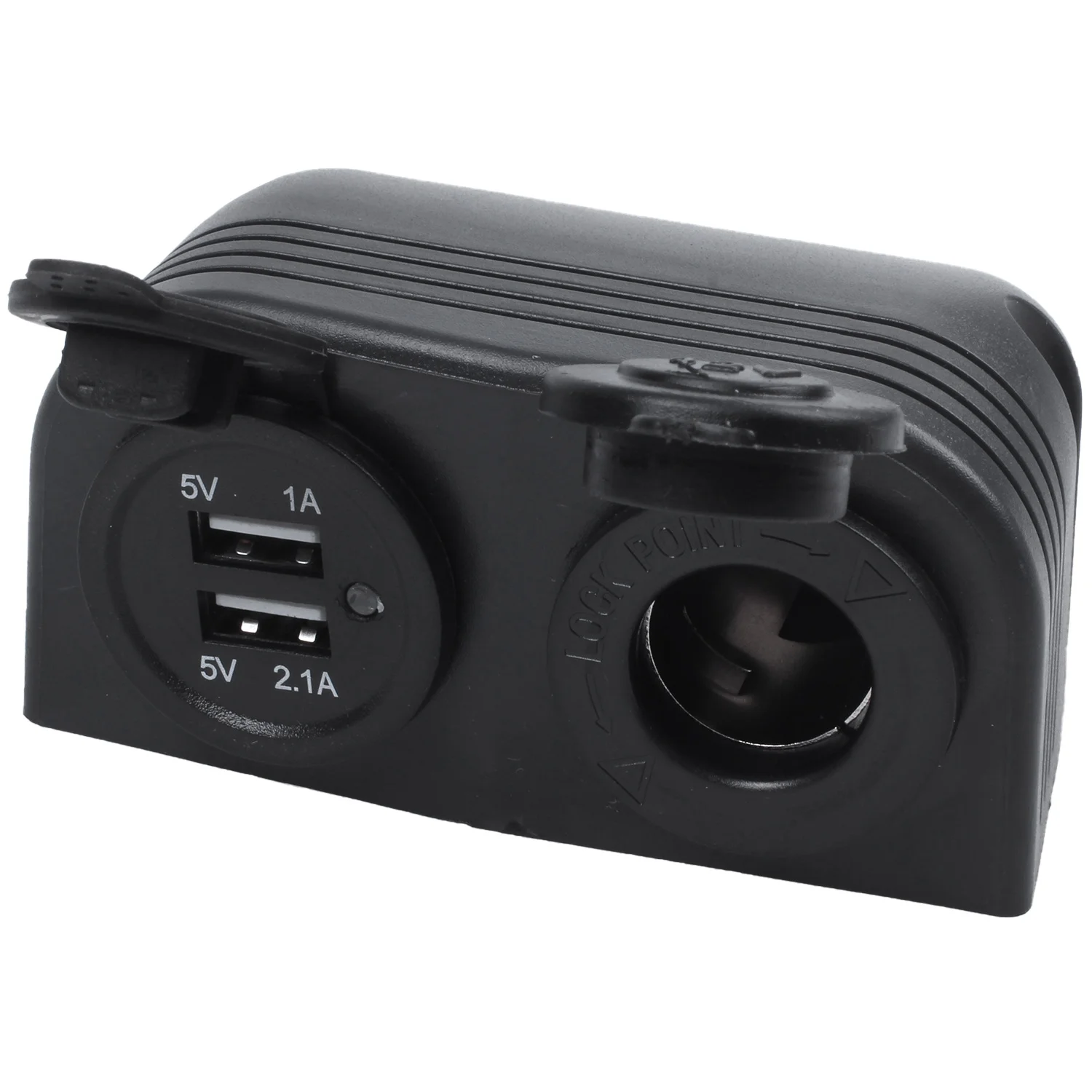 Adattatore Per Caricabatterie 12V Splitter Per Presa Accendisigari Usb Per Auto Caravan Dual Boat