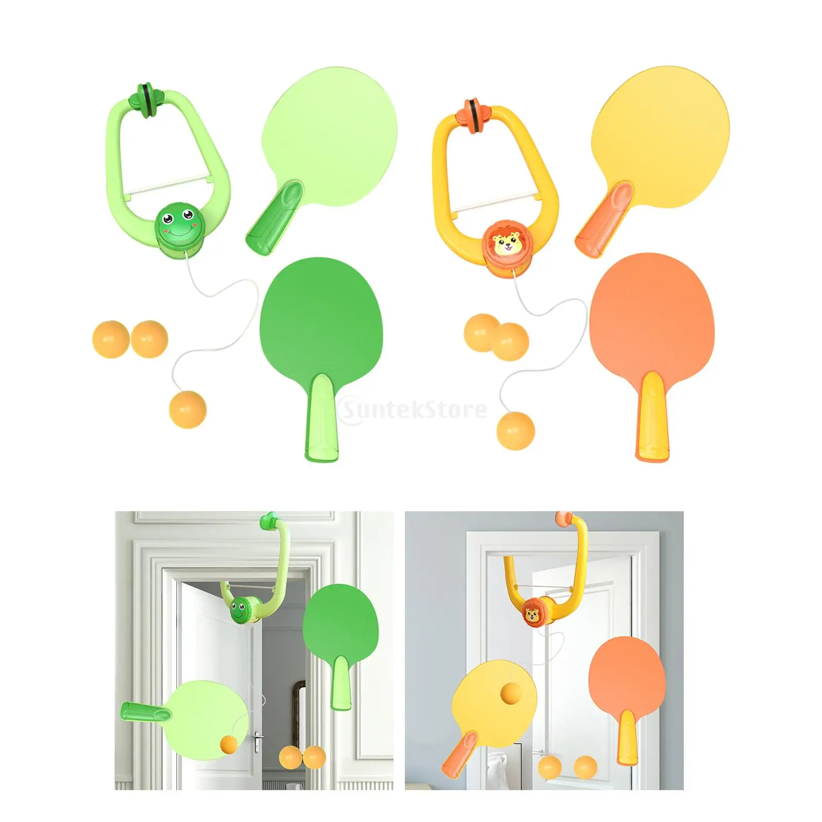 Attrezzo Ginnico Da Ping Pong Da Appendere Per Bambini Per Allenatore Di Pong Con Telaio Della Porta Senza Bisogno Di Tavolo