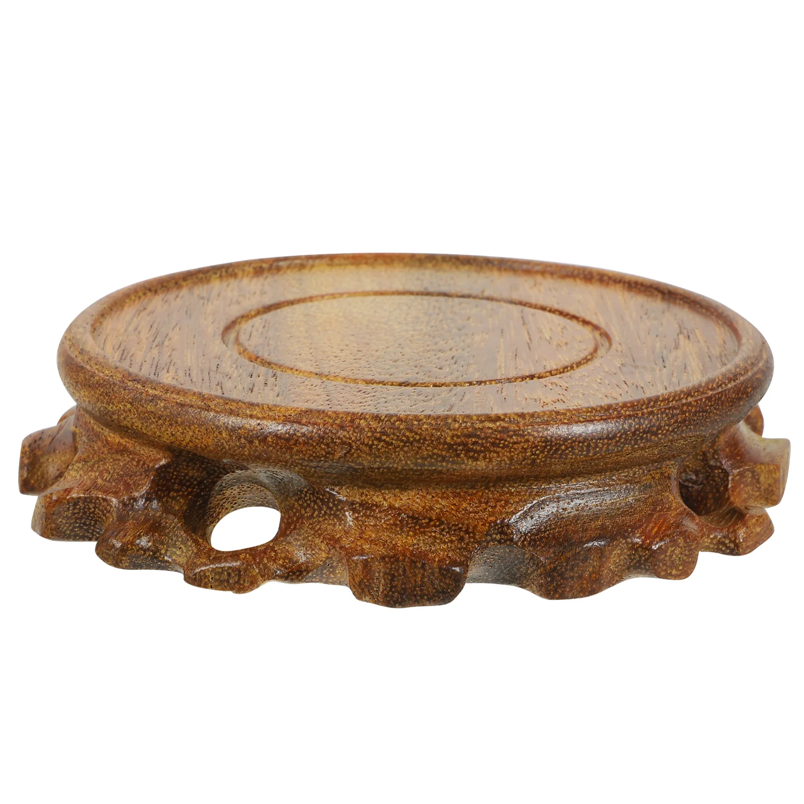 Mobili Orientali Espositore In Legno Base Loto Piedistallo Vaso Base Lampada Da Tavolo Base Teiera Nero Catalpa Mobili Stabile