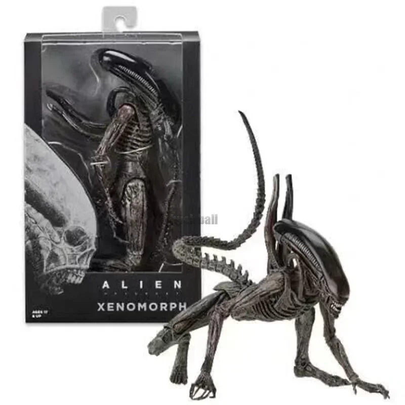 Neca Alien Covenant Xenomorph Action Figures Contract Black Alien Model Pvc Statue Doll Collection 7 Pollici Decorazione Giocattoli Regali